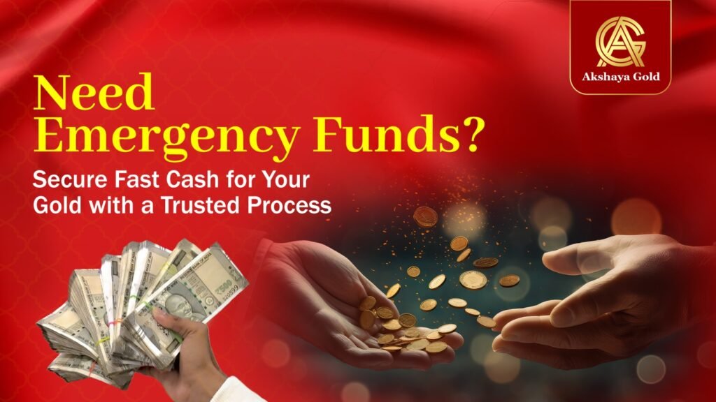 Customer receiving instant cash for gold during a financial emergency through professional gold buying services.