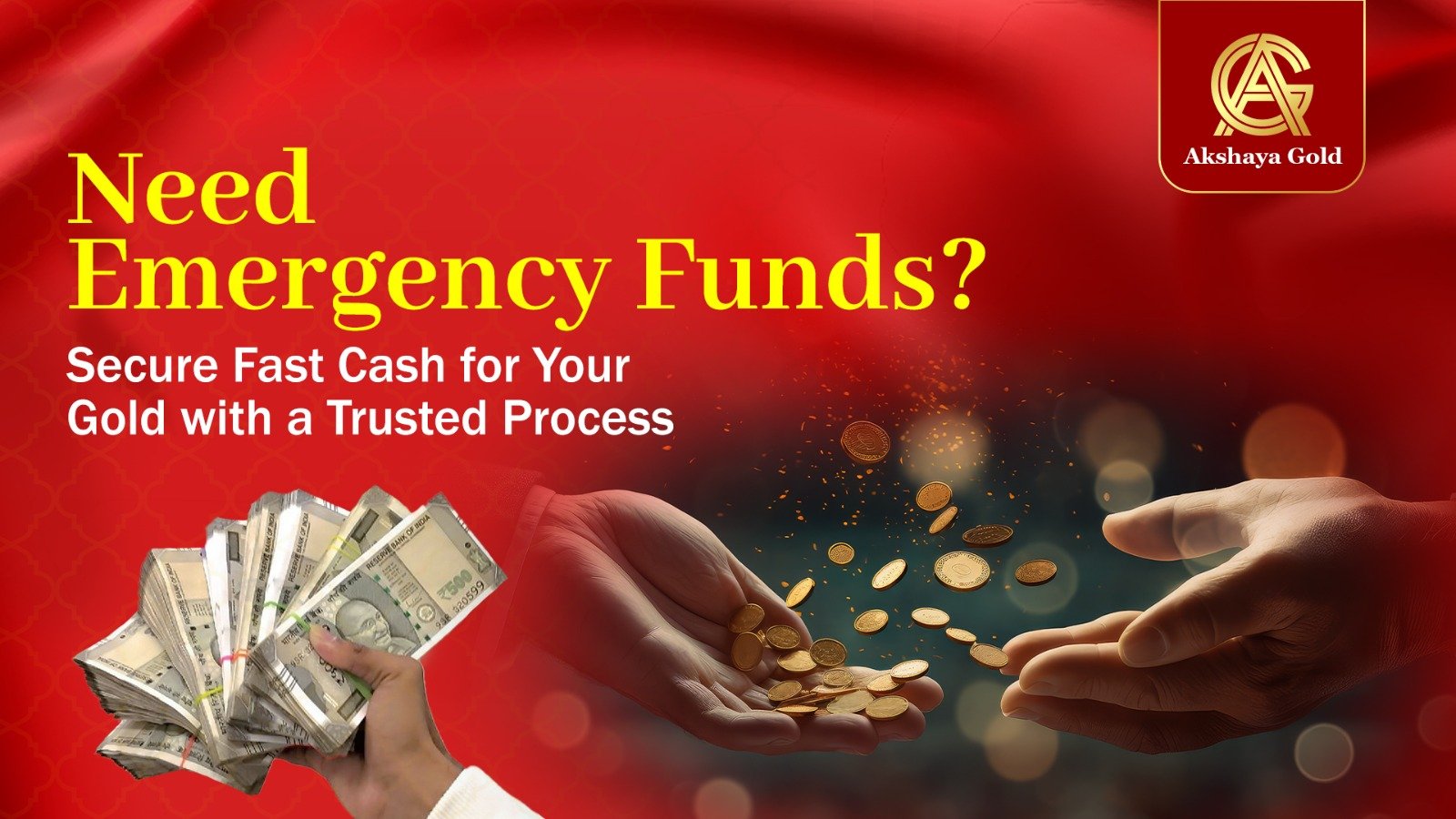 Customer receiving instant cash for gold during a financial emergency through professional gold buying services.