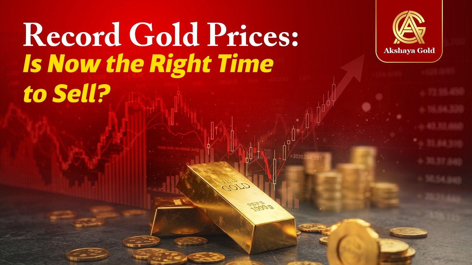 Record gold prices showing an opportunity to sell gold at high market value