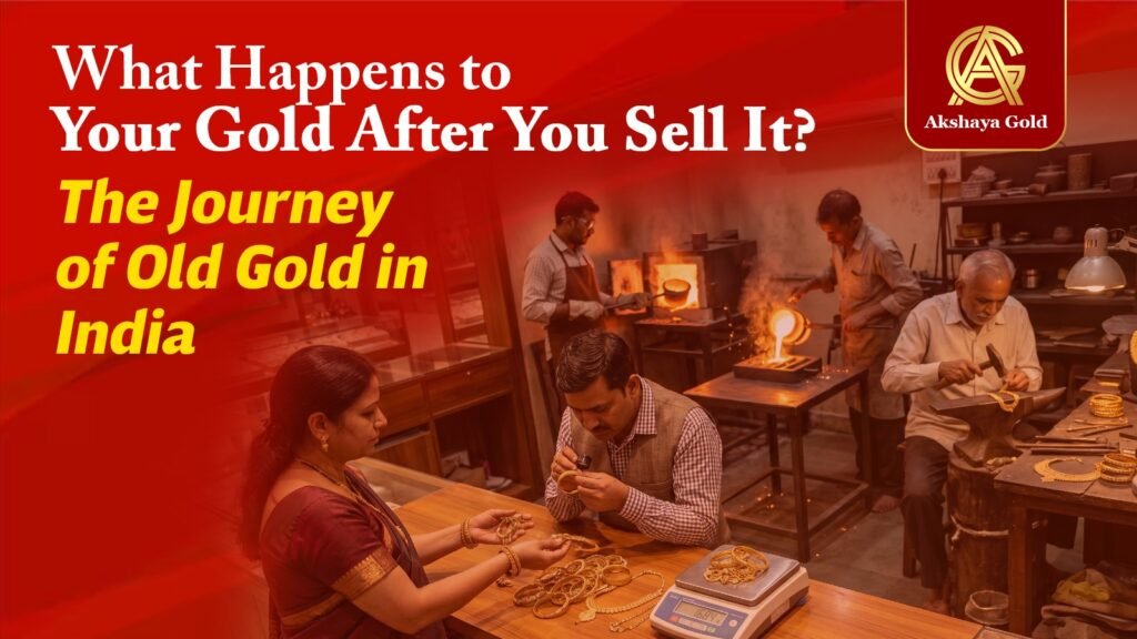 Gold purity testing and recycling process at Akshaya Gold Company Bangalore