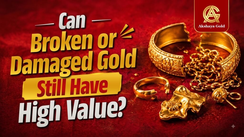 Broken gold jewellery prepared for professional valuation