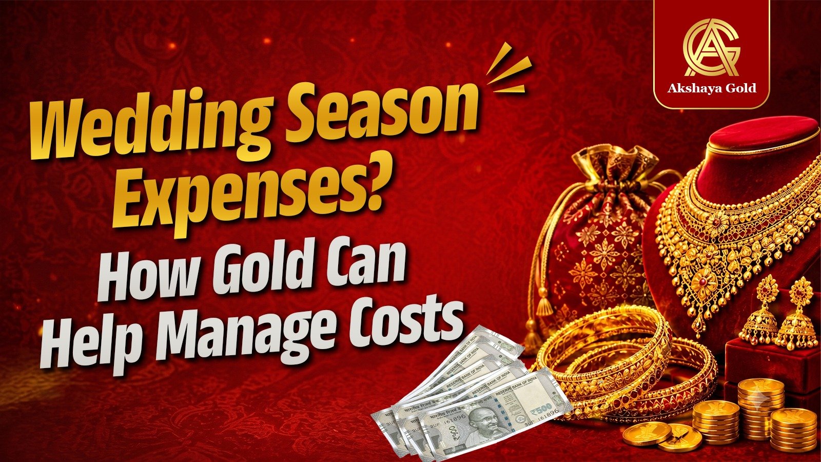 Couple planning wedding expenses with gold jewellery for valuation